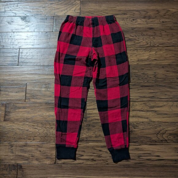 Old Navy pajama joggers pants red buffalo plaid size XS tall - Picture 11 of 12